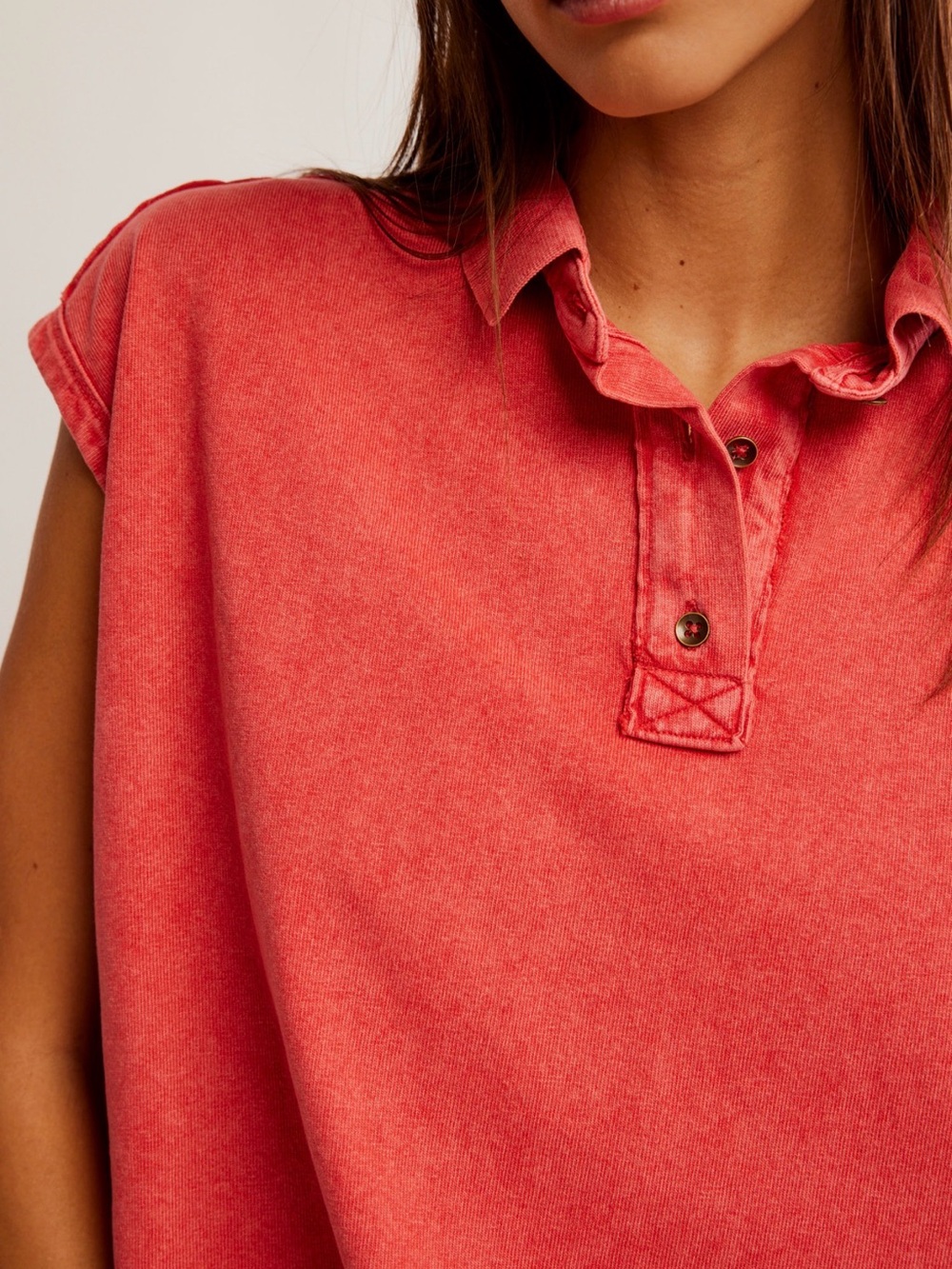 Free People x We The Free Keep On Polo - Picture 3 of 5
